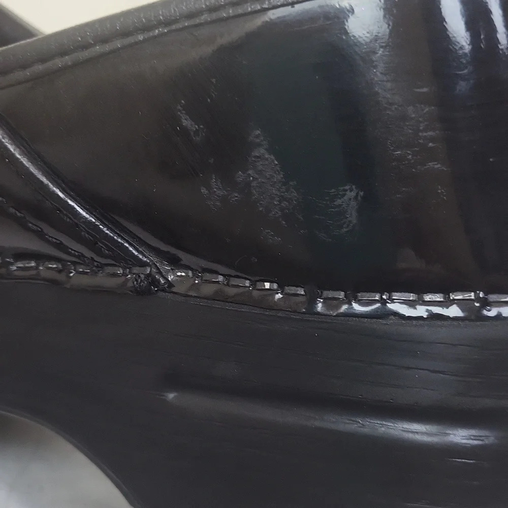 Dansko Professional Nurse's Shoes Black Patent 9.5-10 - Picture 10 of 10